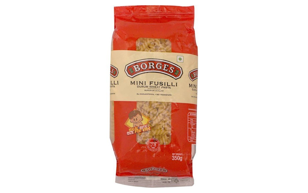 Borges Mini Fusilli Durum Wheat Pasta   Pack  350 grams